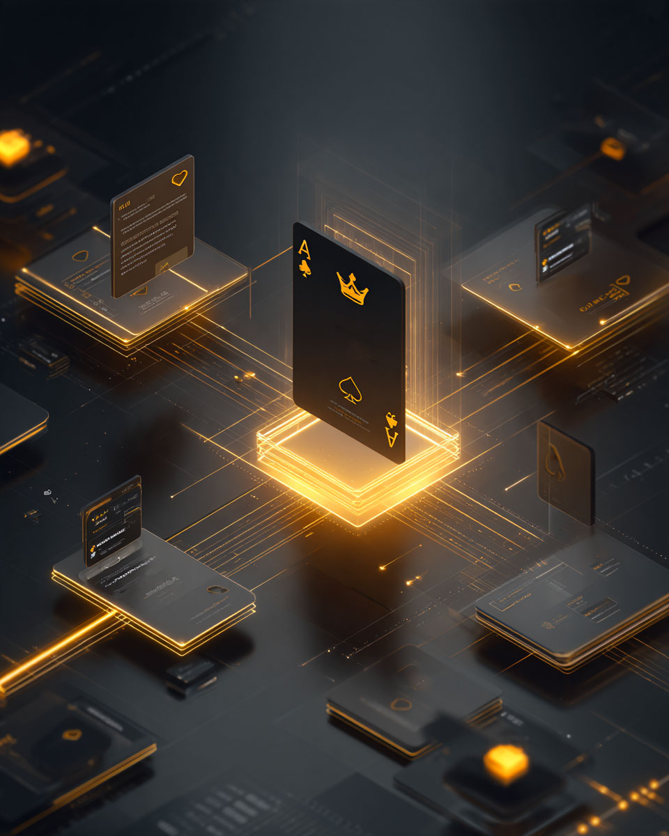 Poker skin launched on a shared poker network